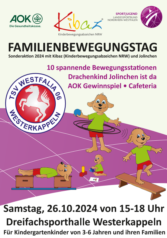 Turnen: Familienbewegungstag am 26.10.2024