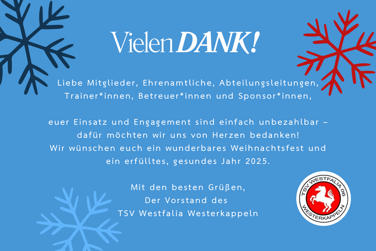 Vielen Dank für 2024