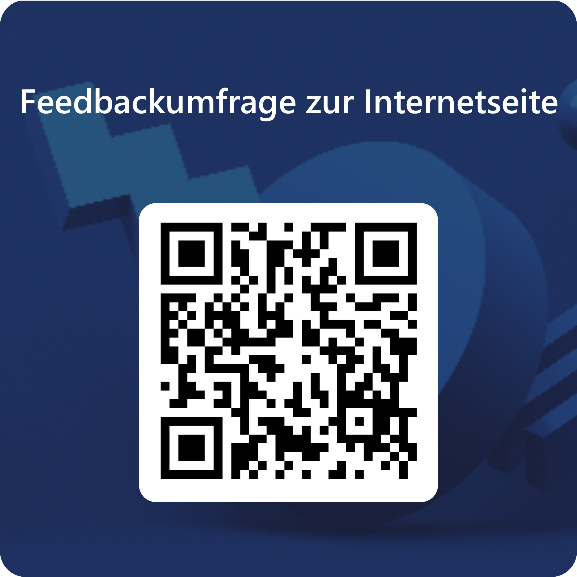 QRCode für Feedbackumfrage zur Internetseite 2