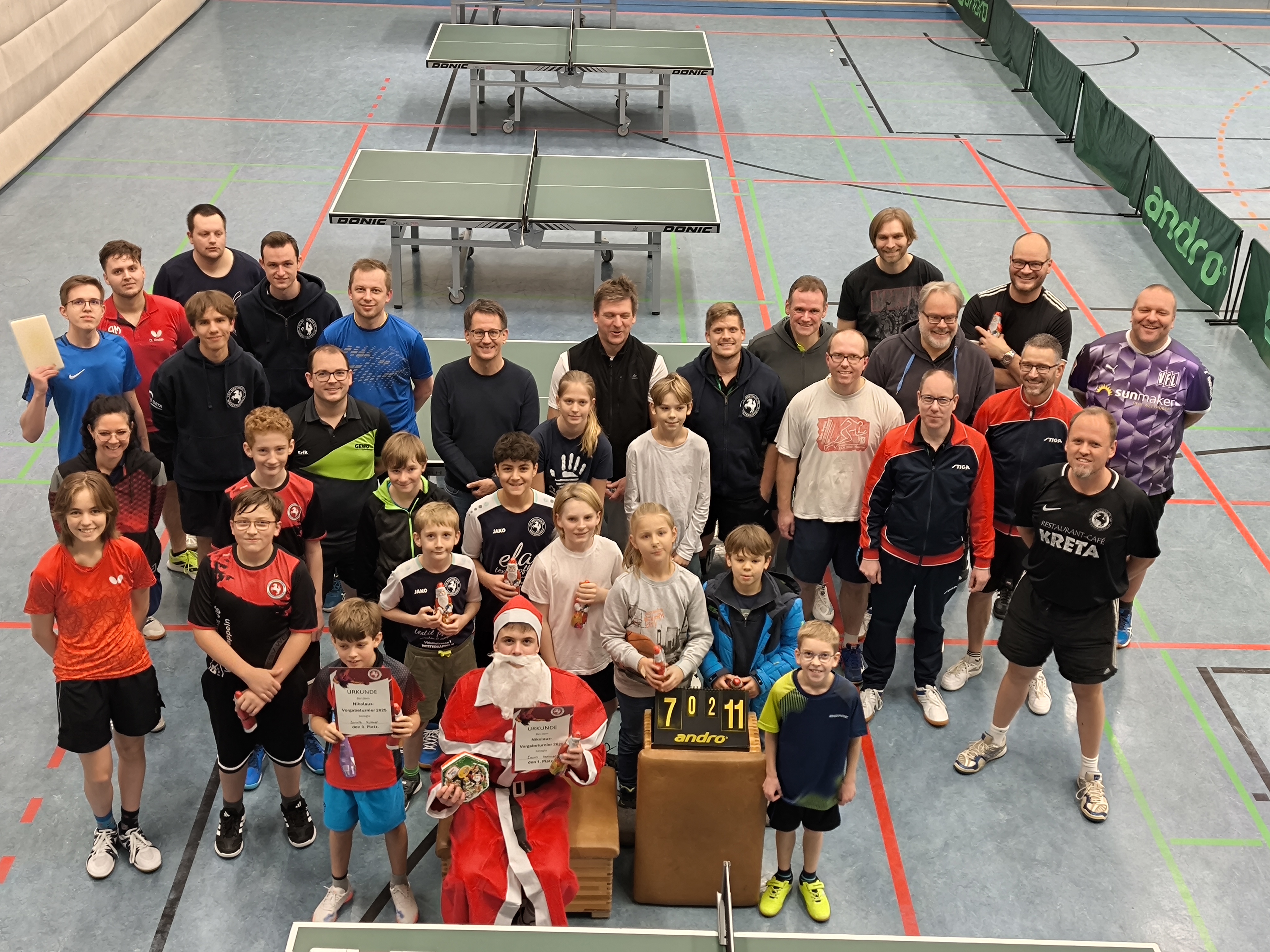 Teilnehmer Nikolausturnier 2025