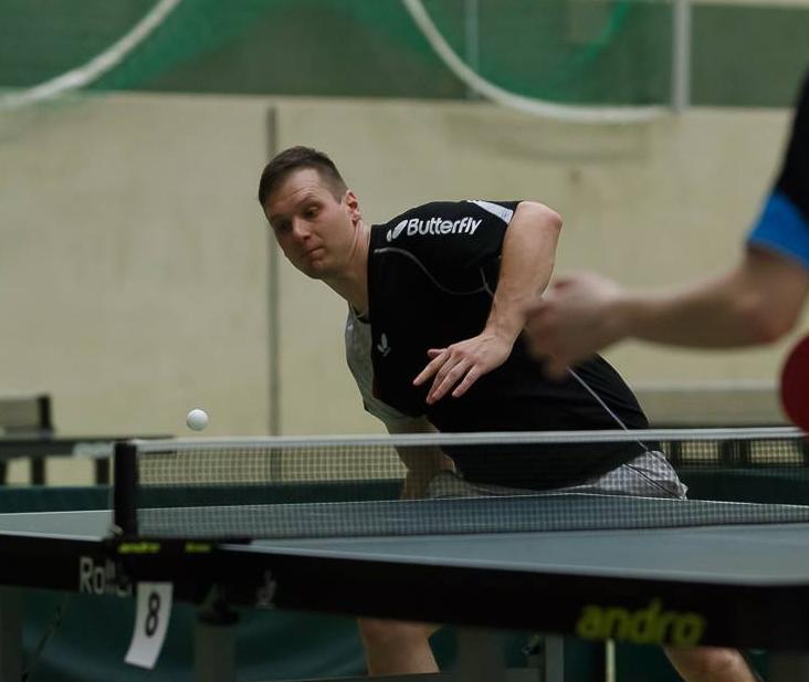 Andreas Schubert holte beim Erfolg gegen Greven zwei Siege im oberen Paarkreuz und einen im Doppel mit Erik Moldenhauer.