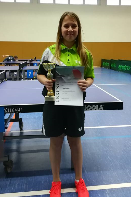 Alicia Fortmann behauptete sich in allen sechs Begegnungen und wurde verdiente Kreisranglistensiegerin der B-Schülerinnen.