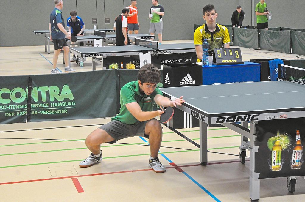 Nicolas Yarce-Solis (Kolumbien) sorgte neben Franck Blaauw aus den Niederlanden für internationals Flair.