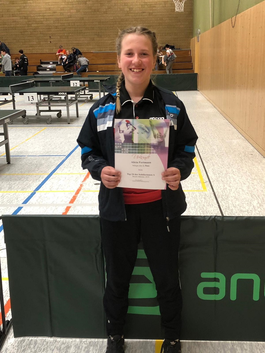 Zweite bein den A-Schülerinnen - "Lici" Fortmann